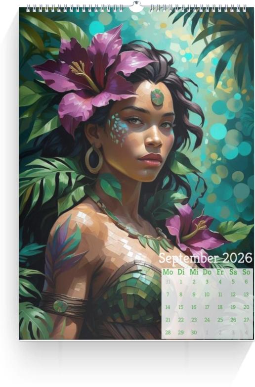 Kalender Amazonen 2026 Vorschau 10 öffnen