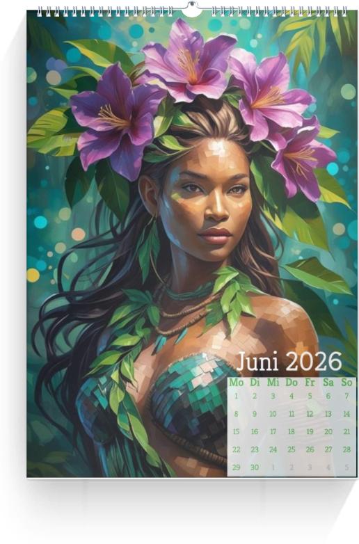 Kalender Amazonen 2026 Vorschau 7 öffnen