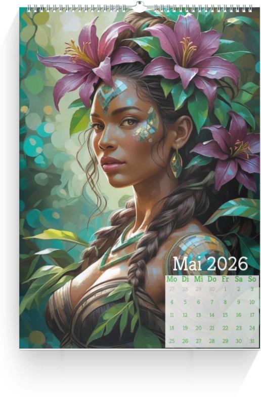 Kalender Amazonen 2026 Vorschau 6 öffnen