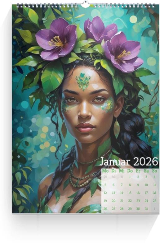 Kalender Amazonen 2026 Vorschau 2 öffnen